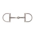 No Sweat My Pet 25544-4-3-4 Jointed Mouth Dee Ring Snaffle Bit - 4.75 in. NO2593109